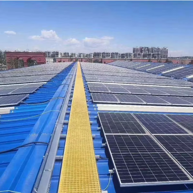 FRP fiberglass grating corrosion resistant chemical plant walkway