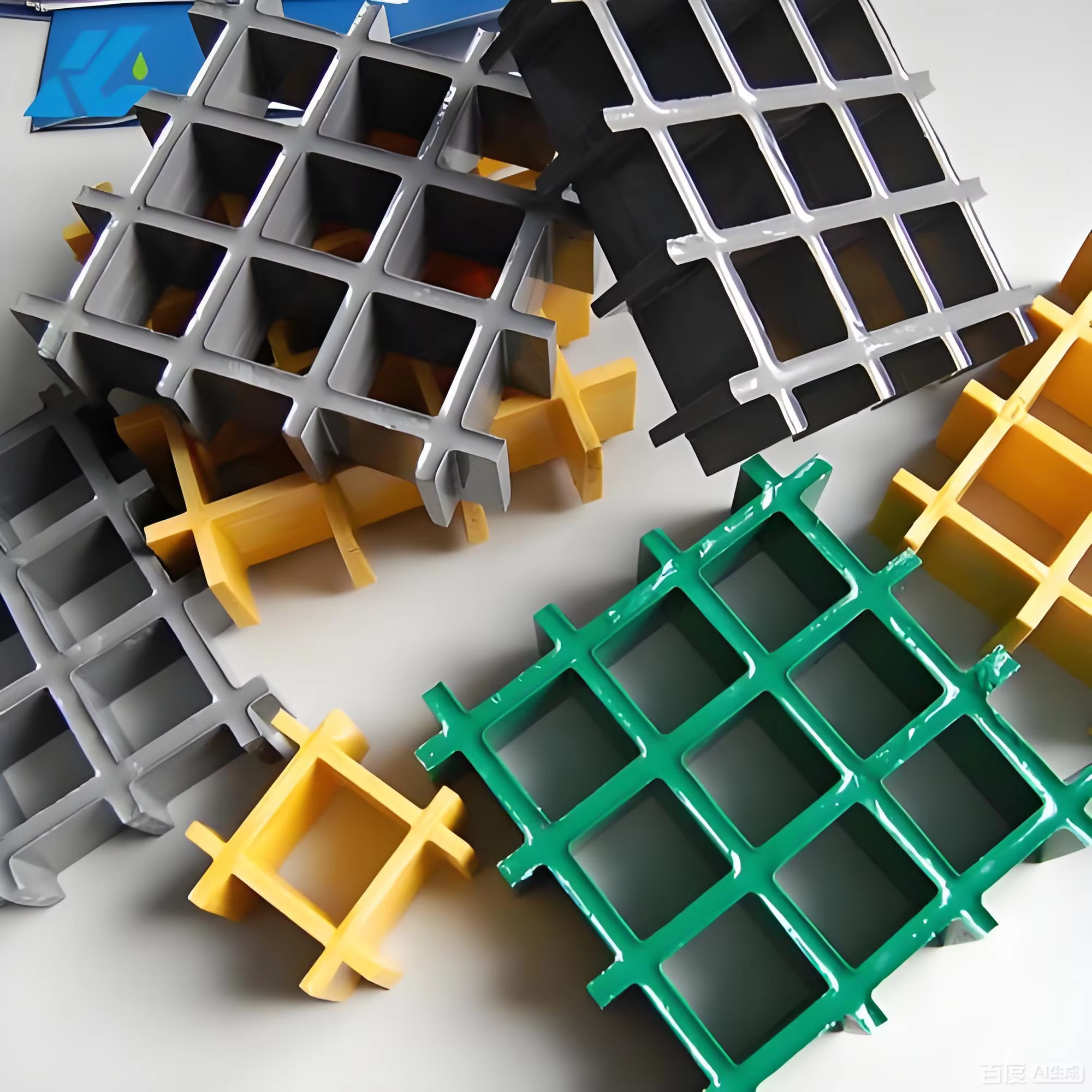 FRP fiberglass grating corrosion resistant chemical plant walkway