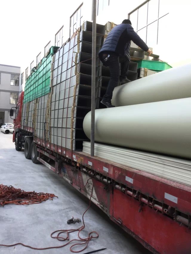 FRPP PVC carbon steel industrial pipe material comparison